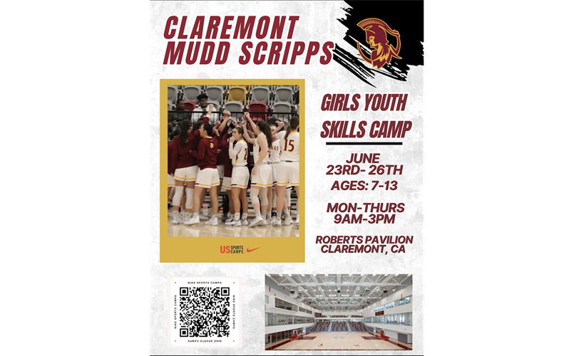 Claremont Mudd Scripps Girls Basketball Camp 2025