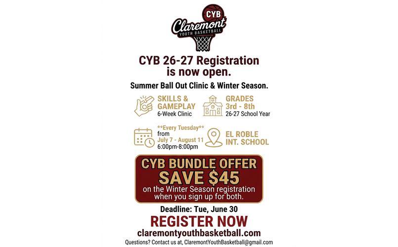 2026-2027 CYB Programs - Registration Now OPEN!